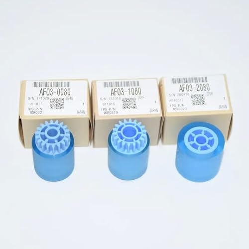 MCHkR 1SETS AF03-0080 AF03-1080 AF03-2080 Feed Roller Compatible mit 1100 1350 9000 1106 1107 1356 1357 906 907 2090PFK Druckermodelle Pickup-Rollerersatzteile Teile Teile von MCHkR