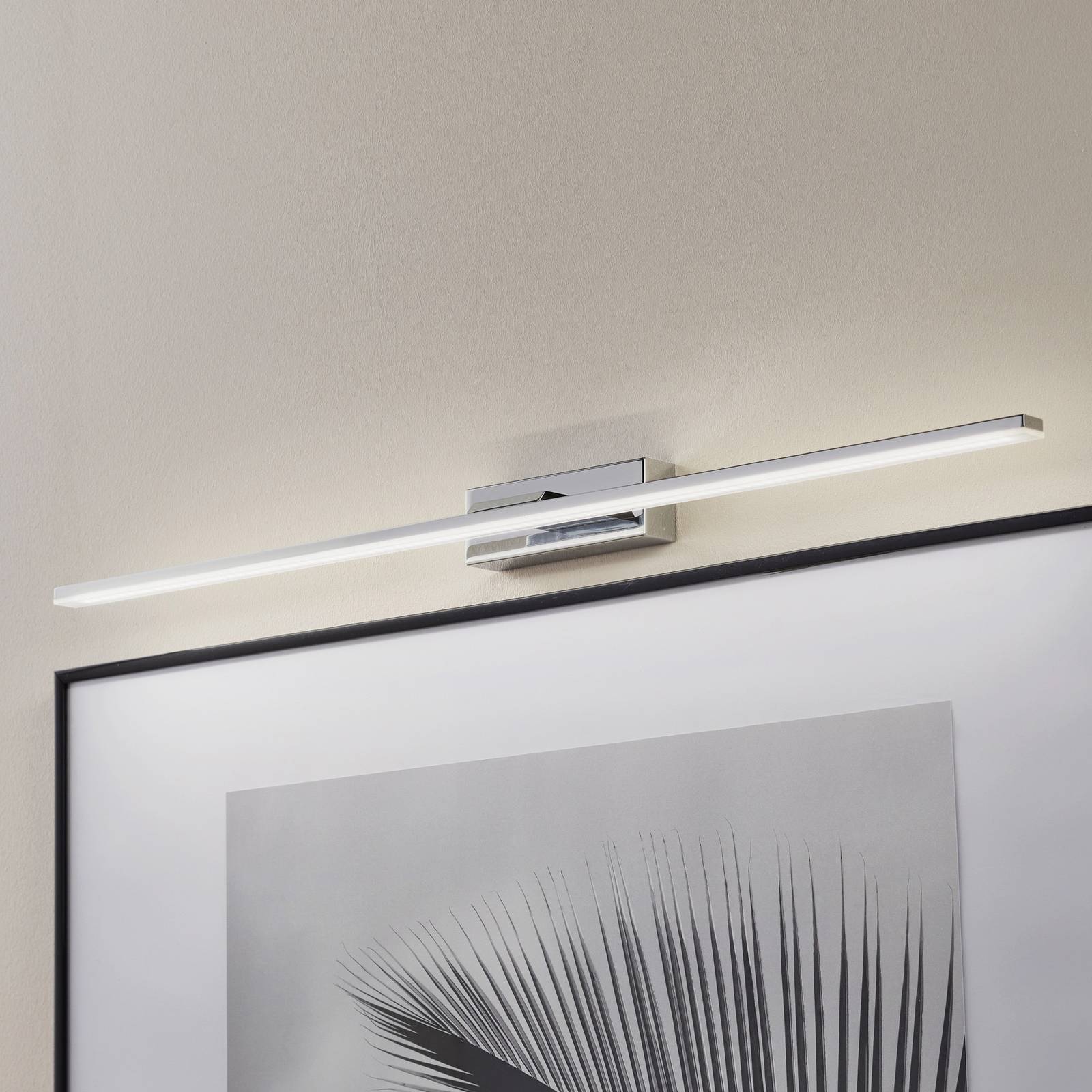 LED-Wandleuchte Miroir 80 cm chrom 4000K von MCJ