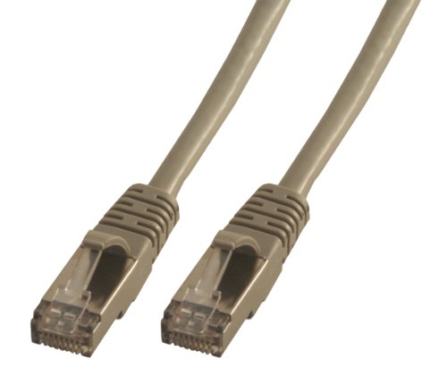 MCL Samar FCC6ABM-5M Patchkabel RJ45 Kategorie 6 A F/UTP, 5 m, Grau von MCL