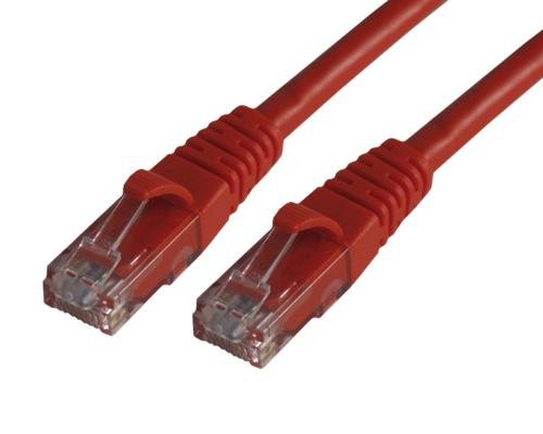 MCL Samar FCC6AM-5M/R Patchkabel, RJ45, Kategorie 6, A U/UTP, 5 m, Rot von MCL