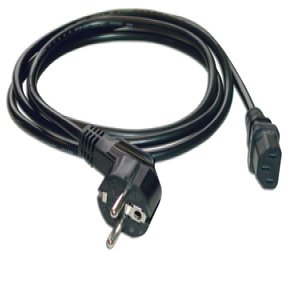 MCL Samar Netzkabel CEE 7/7 (Schuko) (m) iec 320 EN 60320 C13 (f) 2 m von MCL Samar