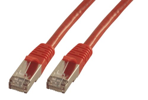 M.C.L MCL Patchkabel (Cat6 a F/UTP, rot, 10 m von MCL