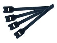 MCL Kabelbinder, 10 Stück in Schwarz, Kunststoff von MCL