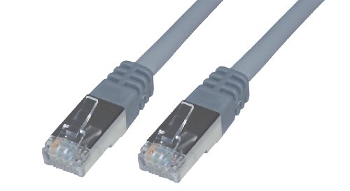 MCL Samar FCC6ABM-10M Patchkabel (RJ45, Cat.6a, F/UTP, 10 m) Grau von MCL