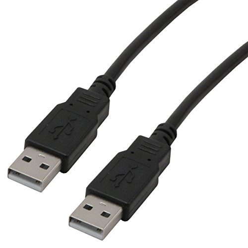 MCL USB 2.0 A/A 2 M – USB Kabel (USB A, USB A, männlich/männlich, gerade, gerade, schwarz) von MCL