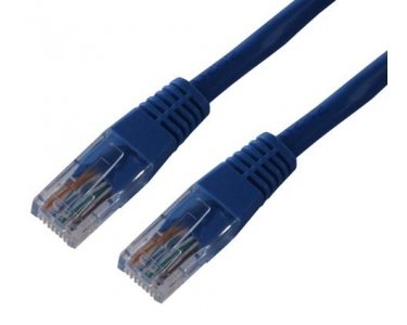 RJ45 Patchkabel CAT 5e U/UTP - 50cm Blau von MCL