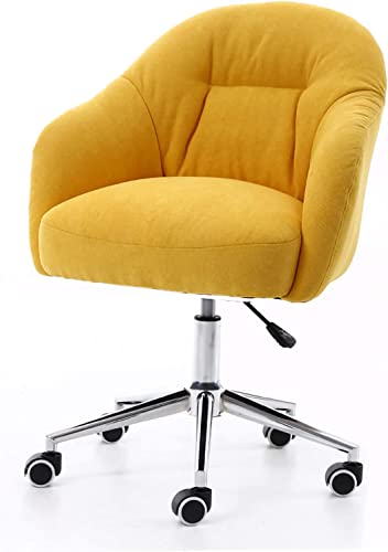 MCLIUJIA Computer-Arbeitsstuhl, Schreibtischstuhl, Rollstuhl, Drehstuhl, ergonomischer Computerstuhl mit verstellbarer Höhe, bequemer Stuhl, dickes Sitzkissen, Chefsessel (B) von MCLIUJIA