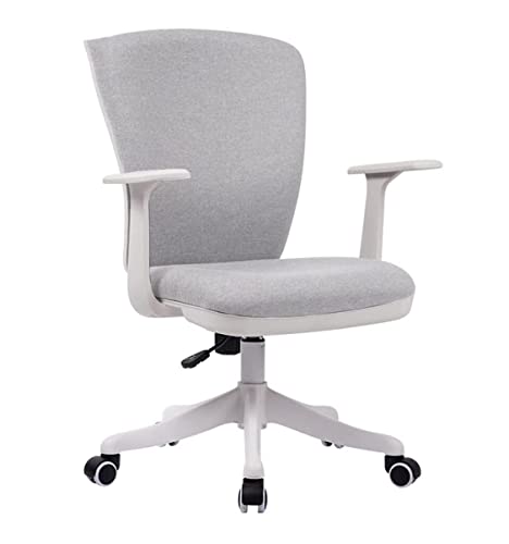 MCLIUJIA Computer-Arbeitsstuhl, Schreibtischstuhl, nordischer Computerstuhl, Heimstoff, Freizeitstuhl, Arbeitszimmerstuhl, Schreibstuhl, Bürodrehstuhl, Chefsessel (E) von MCLIUJIA