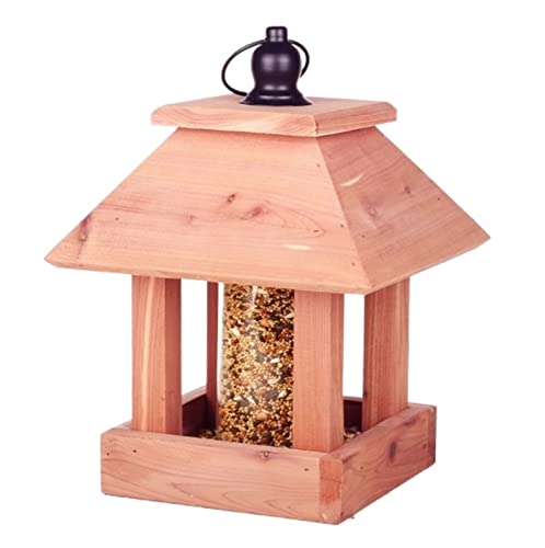 MCLIUJIA Futterstation für Garten Balkon Vogelfutterhaus aus Holz zum Aufhängen für die Dekoration des Hofes in quadratischer Form mit Dach MCLIUJIA Futterstation für Garten Balkon Vogelfutterhaus aus Holz zum Aufhängen für die Dekoration des Hofes in quadratischer Form mit Dach von MCLIUJIA
