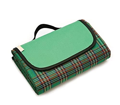 MCLIUJIA Picknickdecke Strandmatte 150 * 200 cm Tragbare Picknickdecke im Freien mit Tragetasche, Faltbare und wasserdichte Isomatte für Familiencamping Camping Decke von MCLIUJIA