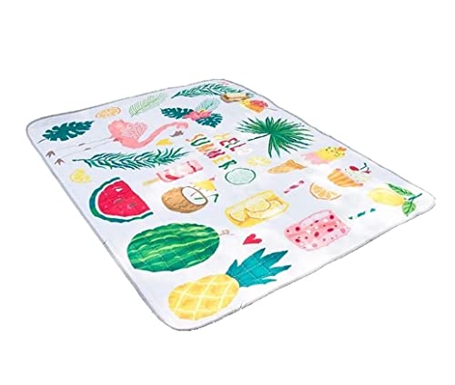 MCLIUJIA Picknickdecke Strandmatte Tragbare Outdoor-Picknickdecke, Campingmatte, Faltbare extra große Decken for Park-Wanderreisen for Familiencamping Camping Decke(55.2inx78.8in) von MCLIUJIA