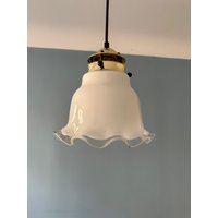 Vintage Pendant Lamp Peill Putzler 70S/Mid Century Hanging Ceiling Light/Mcm German Modern Glass Fixture/Glass Space Design von MCMSchop
