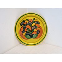 Mid Century Modern Serviertablett Aus Blech von MCMeffect