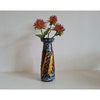 Schöne Vintage Mid Century Modern Fat Lava Vase von MCMeffect