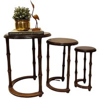 Vintage Mid Century Modern Satztisch 3Er Set von MCMeffect