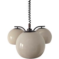 Vintage Space Age Atomic Augapfel Deckenlampe 70Er von MCMeffect