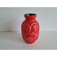 Wunderschöne Mid Century Vase Von Bay Keramik, 60Er Jahre von MCMeffect