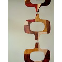Mid Century Modern Holz Wandbehang Retro Mobile Kunst Mid Century Modern Holz Wandbehang Retro Mobile Kunst von MCModernStudio