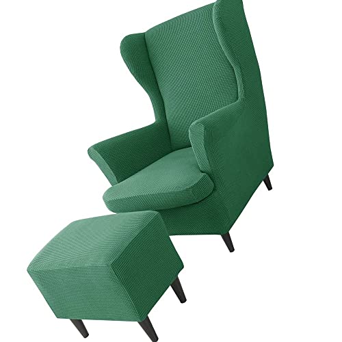 MCNDSI Ohrensessel Überzug Mit Ottomane Schonbezug Stretch Sessel-Überwürfe Ohrensessel Schonbezüge Bezug Sesselhusse Tiger Stuhlbezug Mit Armlehne Hohe Rückenlehne (Color : #26) von MCNDSI