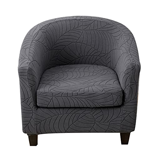 MCNDSI Sesselschoner Bedruckte Sesselüberwurf Stretch Sesselhusse Abnehmbar Club-Stuhlbezüge 2-teilig Waschbar Cocktailsessel Hussen Couch Überwurf Sesselbezug Für Cafe Stuhl Sessel (Color : #1) von MCNDSI