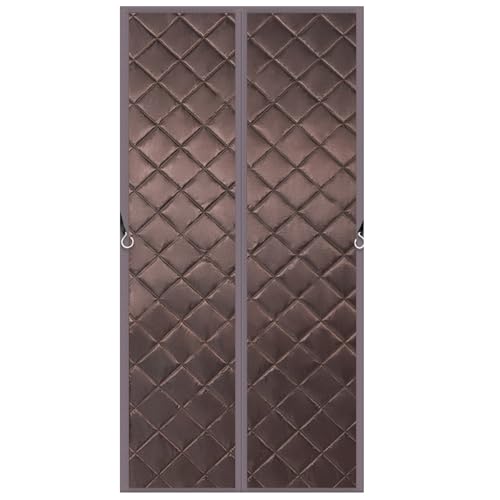 Magnet Wärmeschutzvorhang für Türen Magnet Thermo Türvorhang Winter Winddicht Kälteschutz Warm Halten mit Fenstern Winddicht Dicke Oxford-Baumwolle(#1,85x200cm/34x79in) von MCNDSI