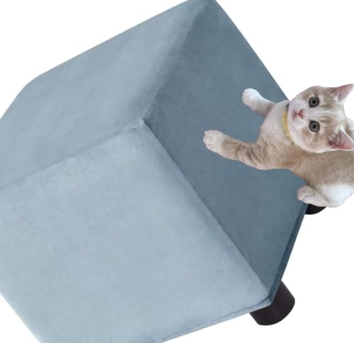 Ottomane Schonbezug Hockerbezug, 40x40/50x50/60x60 Hocker Husse für Fußhocker Quadratisch/Rechteckig, Stretch Bezug Ottomane Abdeckung Überzug Hocker Protector Waschbar Hockerabdeckung ( Color : #14 , von MCNDSI