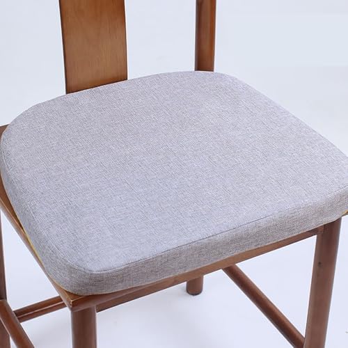 Stuhlkissen Mit BäNdern, Verdicktes Hockerpolster Mit Rutschfestem Design Weiches Sitzkissen Mit Abnehmbarem Bezug für Zuhause BüRo Bodenmeditation Drinnen und DraußEn(#1,42x38x36x4cm) von MCNDSI
