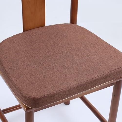 Stuhlkissen Mit BäNdern, Verdicktes Hockerpolster Mit Rutschfestem Design Weiches Sitzkissen Mit Abnehmbarem Bezug für Zuhause BüRo Bodenmeditation Drinnen und DraußEn(#2,42x38x36x3cm) von MCNDSI