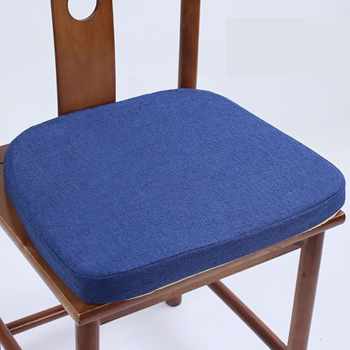 Stuhlkissen Mit BäNdern, Verdicktes Hockerpolster Mit Rutschfestem Design Weiches Sitzkissen Mit Abnehmbarem Bezug für Zuhause BüRo Bodenmeditation Drinnen und DraußEn(#7,45x42x38x5cm) von MCNDSI