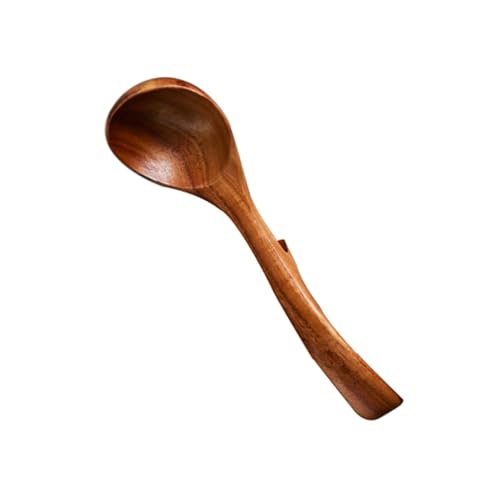 Japanischer Holzlöffel, natürlicher Kochlöffel, Holzlöffel mit langem Griff für antihaftbeschichtetes Kochgeschirr, Küchenzubehör für Zuhause und Restaurants von MCNZNJONV