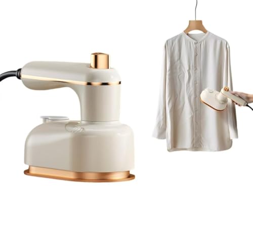 Tragbares Handdampfbügeleisen, 2-in-1-Mini-Dampftrockner für Kleidung, 50-ml-Wassertank, 10-Sekunden-Schnellaufheizung, Faltenentfernungswerkzeug, geeignet für Zuhause und unterwegs von MCNZNJONV