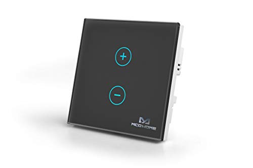 MCO Home Z-Wave Smart Light Dimmer with Touch Panel, MH-DT411, Schwarz von FIBARO