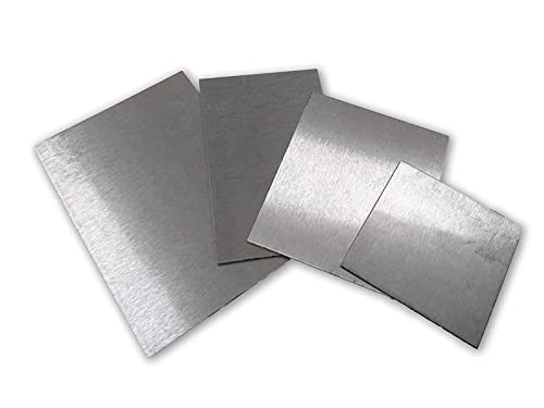 MCOLT 99,9% Magnesiumlegierung Blechplatte Flache Galvanoanoden Experiment Anode CNC-Maschinenform Metallprozess Dicke 0,4–4 mm (Color : Thickness 4mm, Size : 200x200mm) von MCOLT