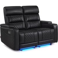 M Mcombo 2 Sitzer Sofa mit Schlaffunktion, Relaxsofa 2 Sitzer mit verstellbare Kopfstütze, 2er Kinosessel mit usb & Type-C Anschlüsse, M Mcombo 2 Sitzer Sofa mit Schlaffunktion, Relaxsofa 2 Sitzer mit verstellbare Kopfstütze, 2er Kinosessel mit usb & Type-C Anschlüsse, von MCOMBO