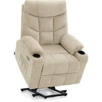 M Mcombo Fernsehsessel mit Aufstehhilfe Elektrisch, Sessel mit Aufstehhilfe, fernsehsessel mit liegefunktion bis 140°, Seniorensessel für Wohnzimmer, von MCOMBO