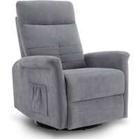 M Mcombo Relaxsessel Fernsehsessel mit Liegefunktion Manuell, Massagesessel mit Wärmefunktion, tv Sessel mit Wippfunktion & Drehfunktion, 270° von MCOMBO