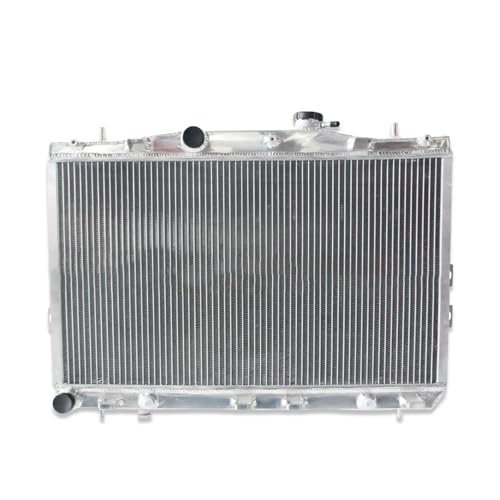 MCQNDS Für Hyundai Für Elantra 2.0L L4 2001-2006 Für Elantra 2.7L V6 2003-2008 Zweireihiger Aluminiumkühler Motorkühler von MCQNDS