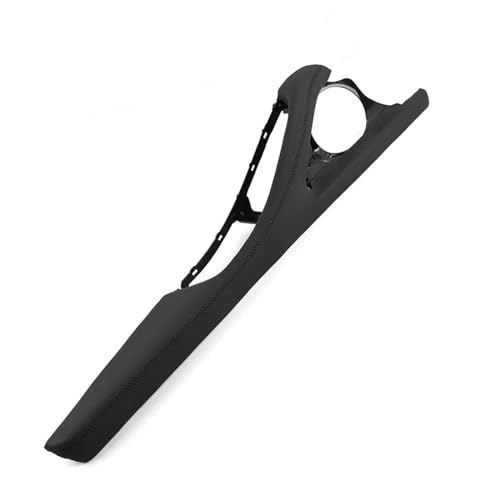 MCQNDS Innentürgriffe Auto Fahrerseite Tür Armlehne Leder Äußere Rahmen Unterstützung Halterung Für B&MW 5 Series F10 F11 F18 520 523 525 528 530 2010-2017 LHD (Schwarz) von MCQNDS