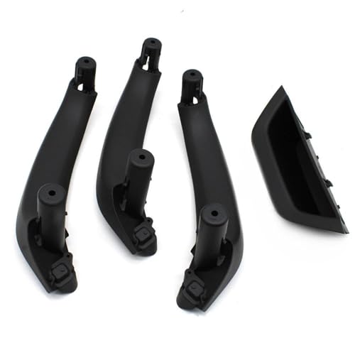 MCQNDS Innentürgriffe Für B&MW X3 X4 F25 F26 2010-2016 4-teiliges Set, Ersatzteil Für Die Abdeckung des Innentürgriffs Im Auto (Black Set RHD) von MCQNDS