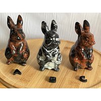 Aus Rotem Obsidian Und Zebrajaspis. Süß Nur 3 Verfügbar von MCRESINandCRYSTALS