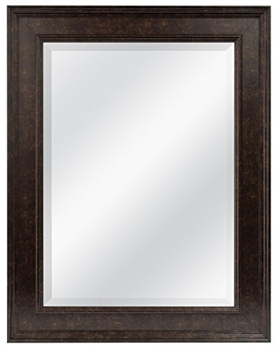 MCS 20676 Abgeschrägter Spiegel mit 54,5 x 70,5 cm Rahmen, Bronze von MCS