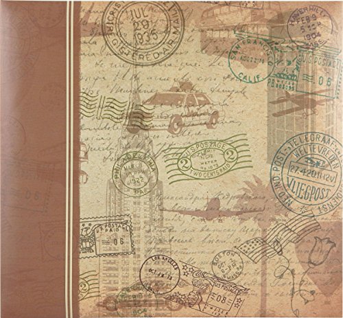 MCS 860110 MBI by Industries Reisealbum, Sammelalbum, 30,5 x 30,5 cm (12 x 12,625 Zoll), Papier, Vintage-Briefmarke, 12.62inchesx13.5inches von MCS