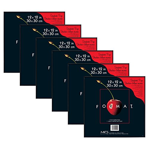 MCS Format Rahmen, schwarz, 12 x 12 Zoll, Set von 6 _ P, Plastik, schwarz, 12 x 12-Inch von MCS