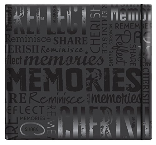 MCS MBI 848121 Sammelalbum, geprägt, glänzend, 30,5 x 30,5 cm, mit 30,5 x 30,5 cm großen Seiten, schwarz, geprägt "Memories" MCS MBI 848121 Sammelalbum, geprägt, glänzend, 30,5 x 30,5 cm, mit 30,5 x 30,5 cm großen Seiten, schwarz, geprägt "Memories" von MBI
