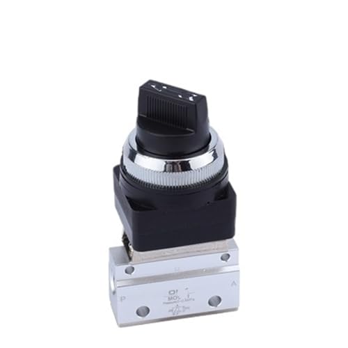 1/8" PT Innengewinde Dreiwege-Pneumatikventil mit zwei Positionen MOV-01 MOV-02 MOV-03A mechanisches Druckknopfschaltventil MOV-321(MOV-01-Black) von MCSEROST