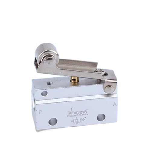 1/8" PT Innengewinde Dreiwege-Pneumatikventil mit zwei Positionen MOV-01 MOV-02 MOV-03A mechanisches Druckknopfschaltventil MOV-321(MOV-02) von MCSEROST