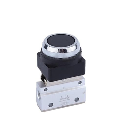 1/8" PT Innengewinde Dreiwege-Pneumatikventil mit zwei Positionen MOV-01 MOV-02 MOV-03A mechanisches Druckknopfschaltventil MOV-321(MOV-03A-Black-Ping) von MCSEROST