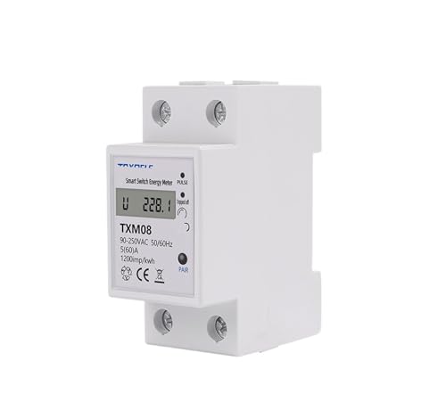 60A Switch Energiezähler Kilowattstundenmessung Leistungsschalter Timer mit Überspannungsstrombegrenzungsschutz 60A Switch Energiezähler Kilowattstundenmessung Leistungsschalter Timer mit Überspannungsstrombegrenzungsschutz von MCSEROST