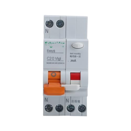 EA9C45 Leckageschutz 1P+N 6A 10A 16A 25A 32A 40A Leckageschutzschalter Doppelverkabelung(16a) von MCSEROST