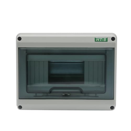 HT-5/8/12/15/18/24 wasserdichter Kunststoff-Verteilerkasten, Schalttafeleinbau-Verteilerkasten, wasserdichter Anschlusskasten for den Außenbereich, IP65(HT-8-200 * 155 * 95mm) von MCSEROST
